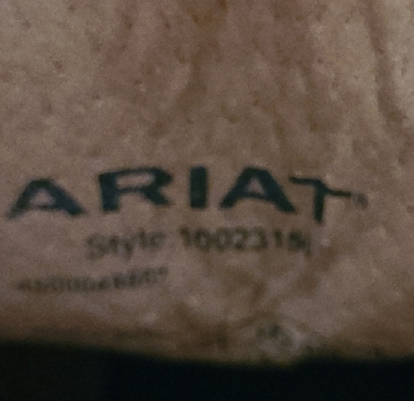 Ariat Tan Western Boots - Picture 2 of 12